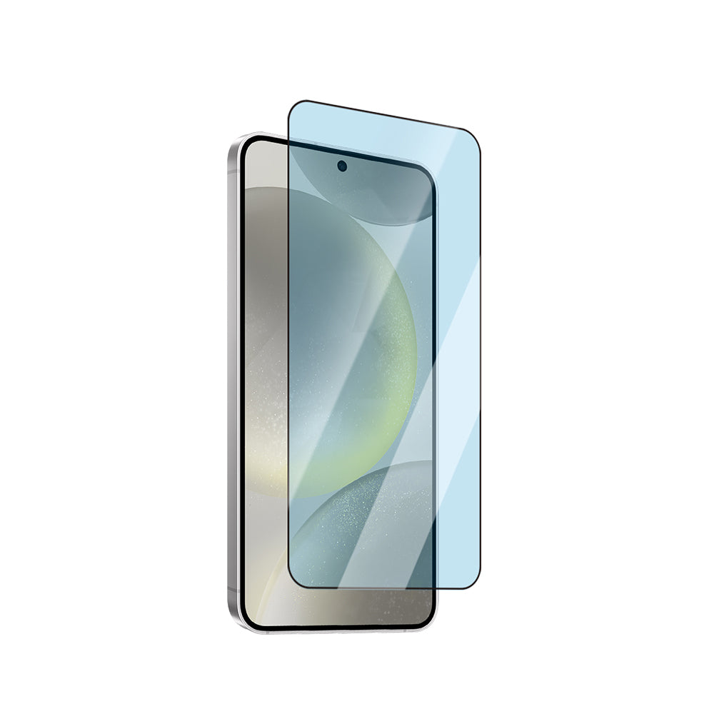 Galaxy S24 CaseWorld Applicator Serisi 2.5D Eyesafe Mavi Işık Teknolojili 0.25mm Temperli Cam Ekran Koruyucu+ Uygulama Aparatı