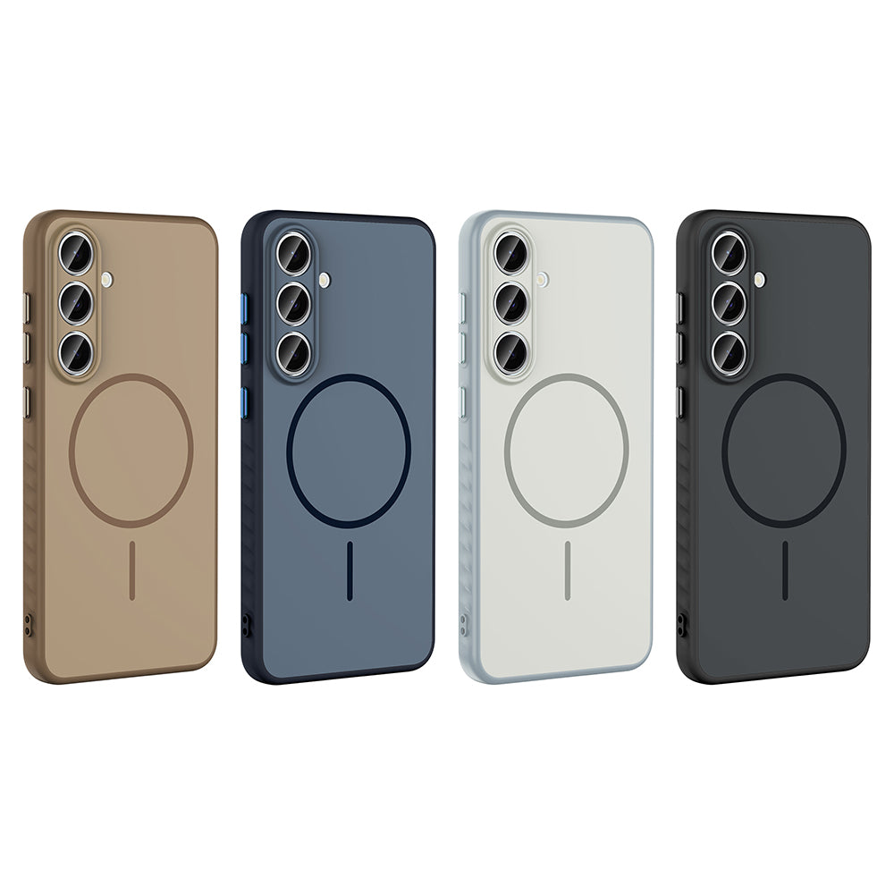 Galaxy S24 FE Kılıf M-safe Şarj Özellikli Zore Tea Kılıf