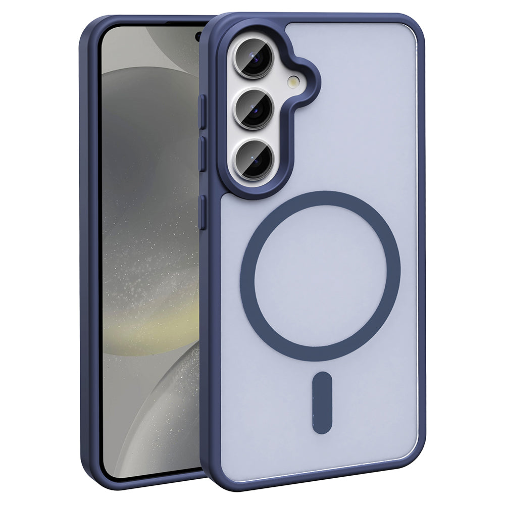 Galaxy S24 FE Kılıf M-safe Şarj Özellikli Mat Arka Yüzey Zore Sio Kılıf