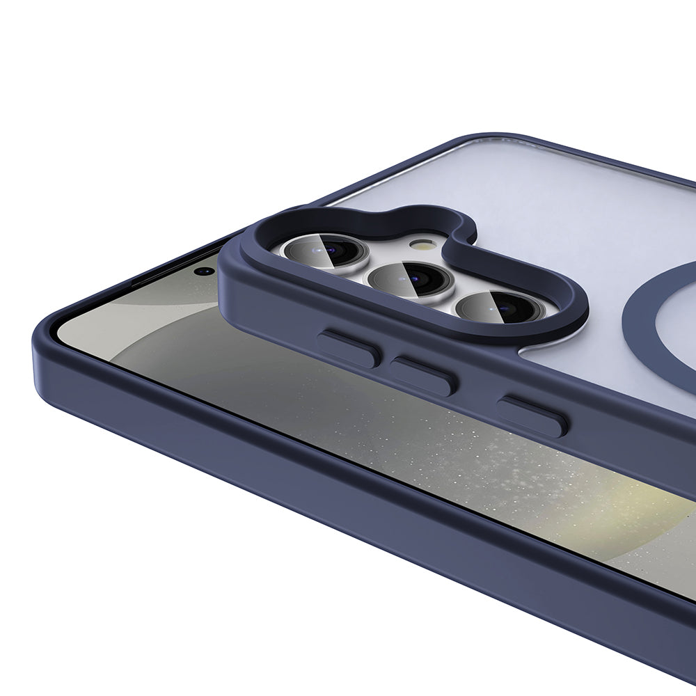 Galaxy S24 FE Kılıf M-safe Şarj Özellikli Mat Arka Yüzey Zore Sio Kılıf