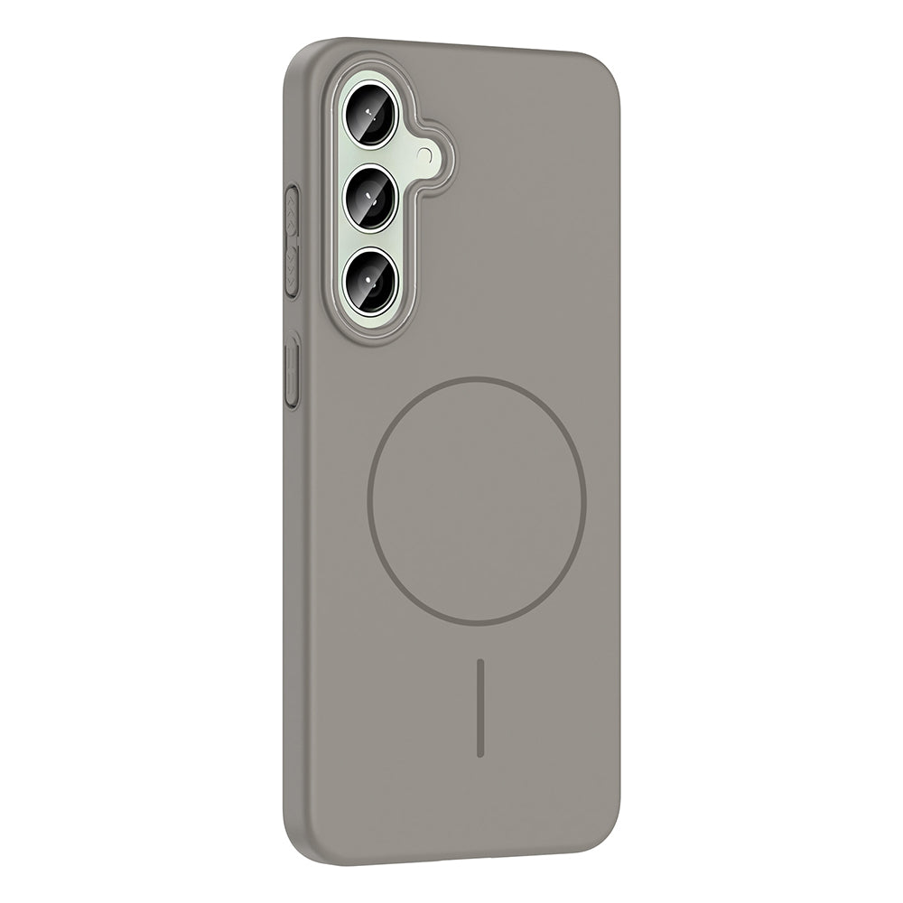 Galaxy S24 FE Kılıf M-safe Şarj Özellikli Zore Ruby Sert Kılıf