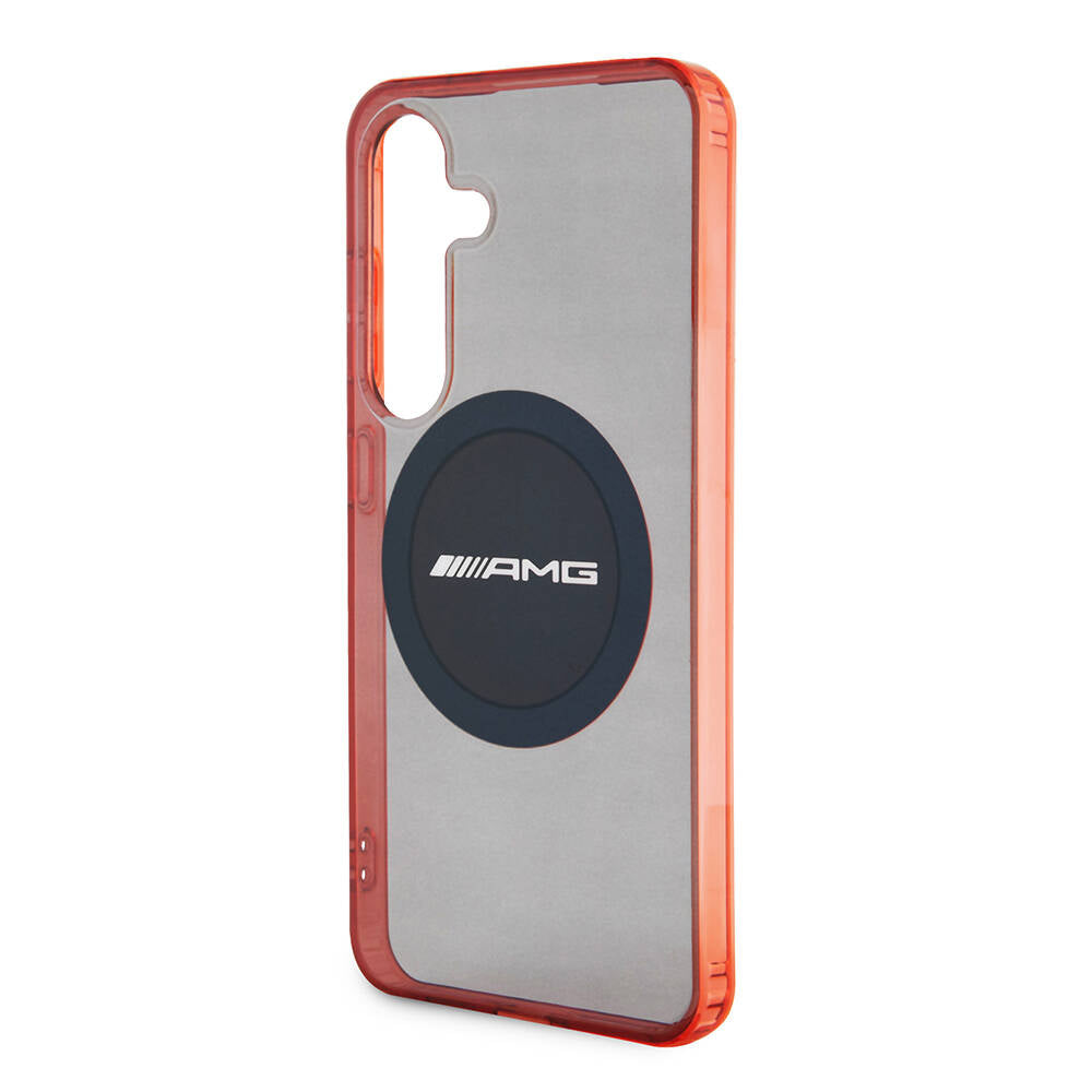 Galaxy S24 Kılıf AMG orijinal Lisanslı M-safe Şarj Özellikli Transparan Timeless Kılıf