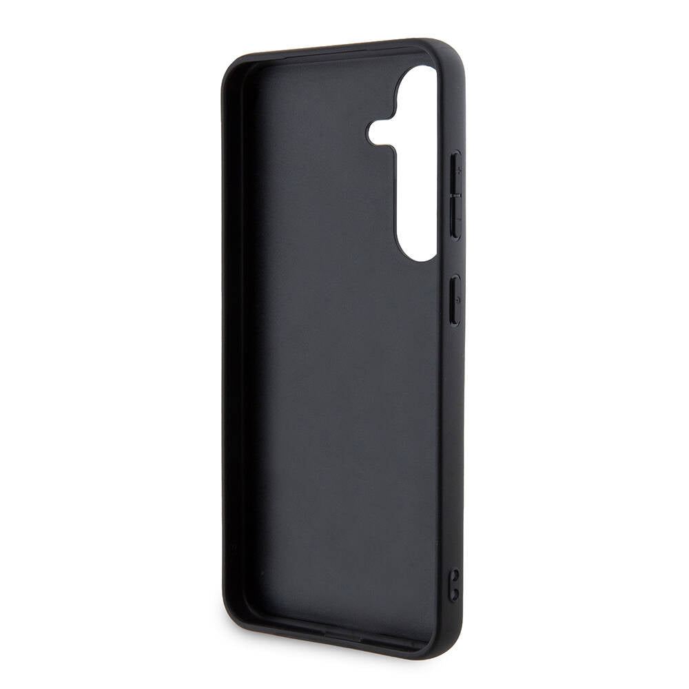 Galaxy S24 Kılıf BMW Orijinal Lisanslı M-safe Şarj Özellikli Yarım Dokulu Circle Leather Kılıf