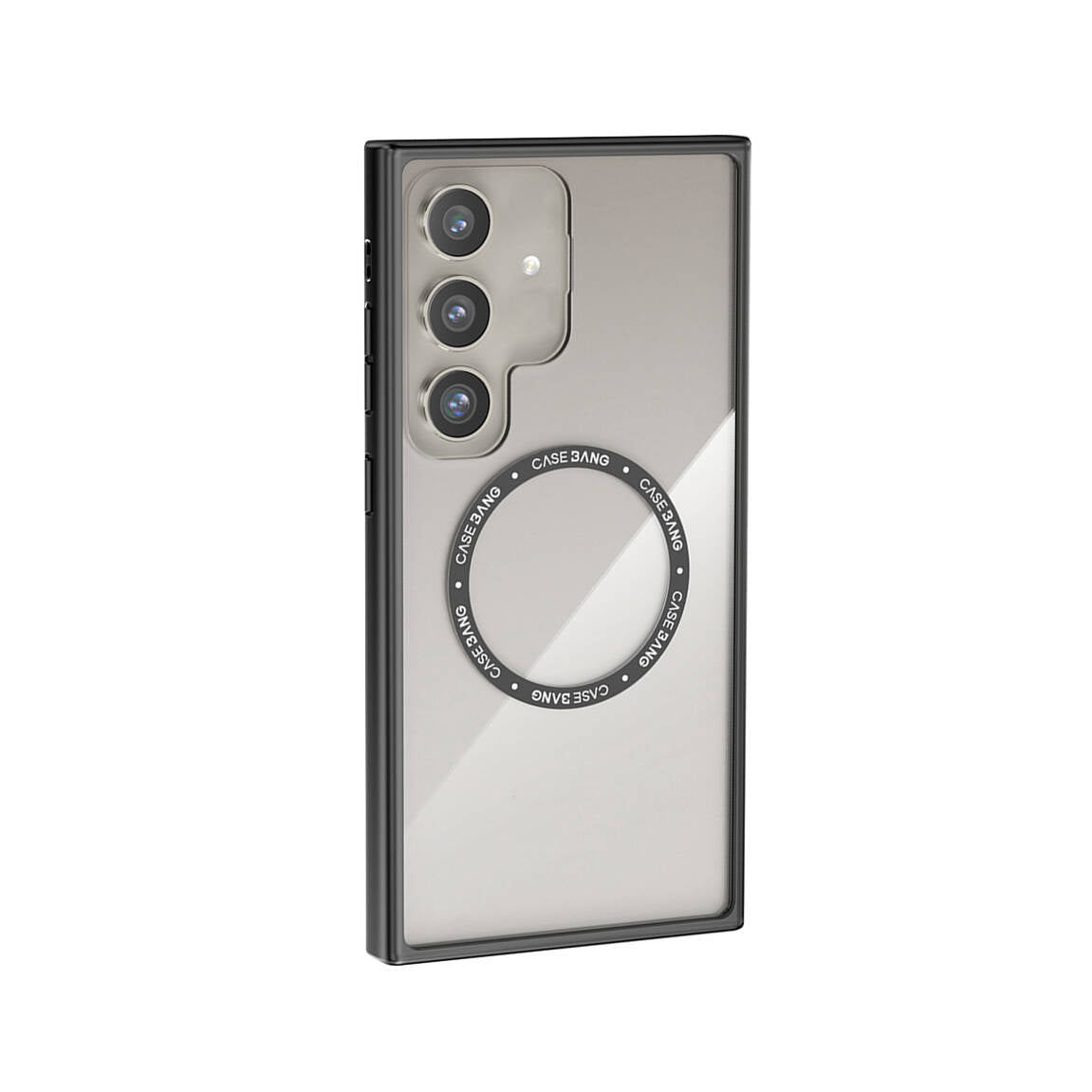 Galaxy S24 Kılıf M-safe Şarj Özellikli Casebang Body Frame Kılıf