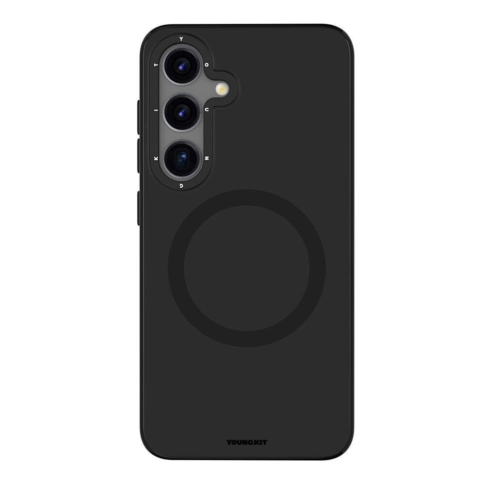 Galaxy S24 Kılıf M-safe Şarj Özellikli Çizilmeye Ve Aşınmaya Dayanıklı Youngkit Velvet Serisi Kılıf