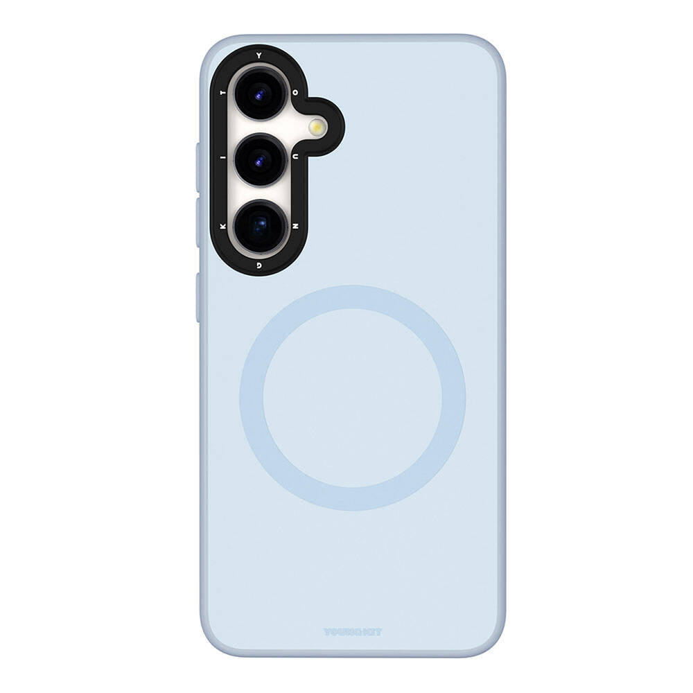 Galaxy S24 Kılıf M-safe Şarj Özellikli Çizilmeye Ve Aşınmaya Dayanıklı Youngkit Velvet Serisi Kılıf