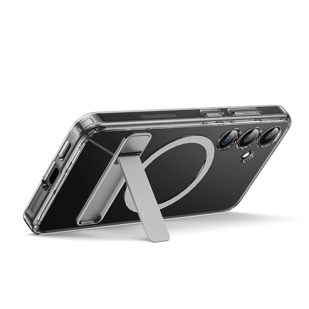 Galaxy S24 Kılıf M-safe Şarj Özellikli Kamera Korumalı Standlı Wiwu KCC-025 Aurora Serisi Kılıf