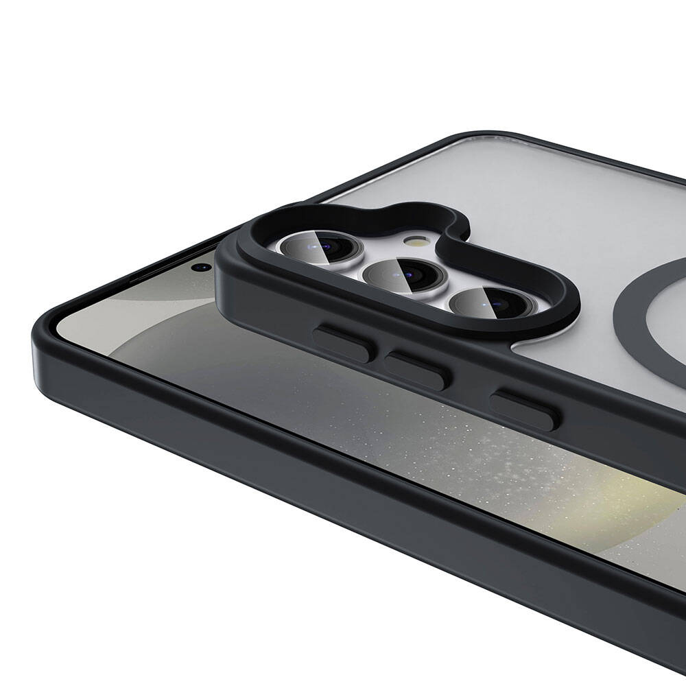 Galaxy S24 Kılıf M-safe Şarj Özellikli Mat Arka Yüzey Zore Sio Kılıf