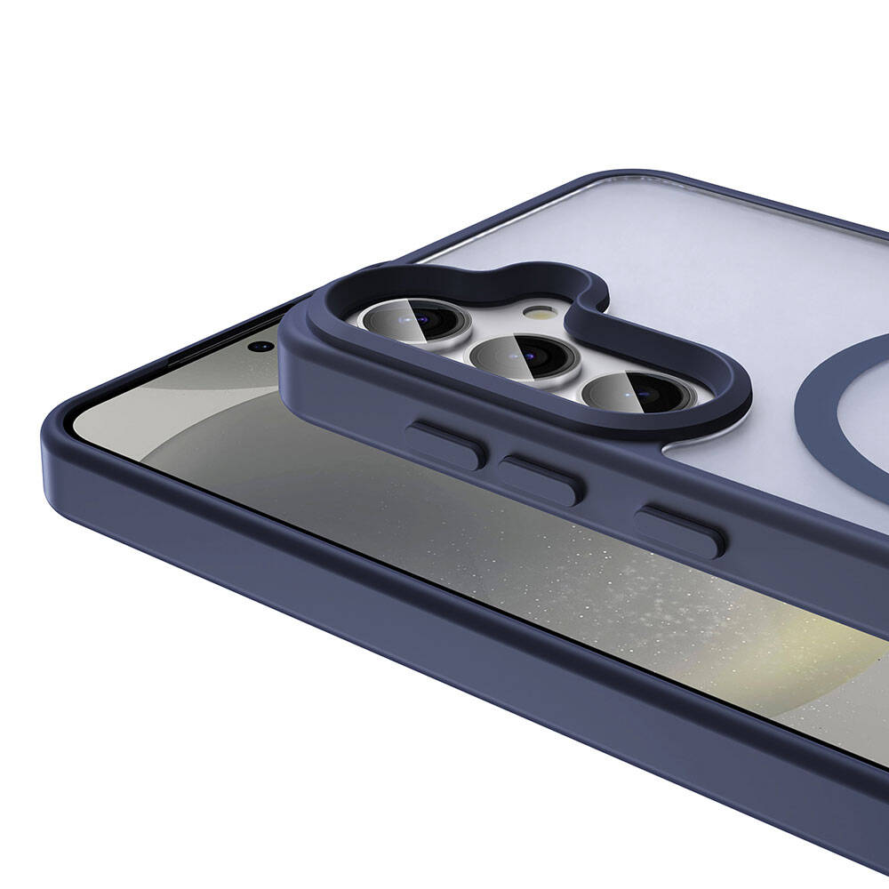 Galaxy S24 Kılıf M-safe Şarj Özellikli Mat Arka Yüzey Zore Sio Kılıf