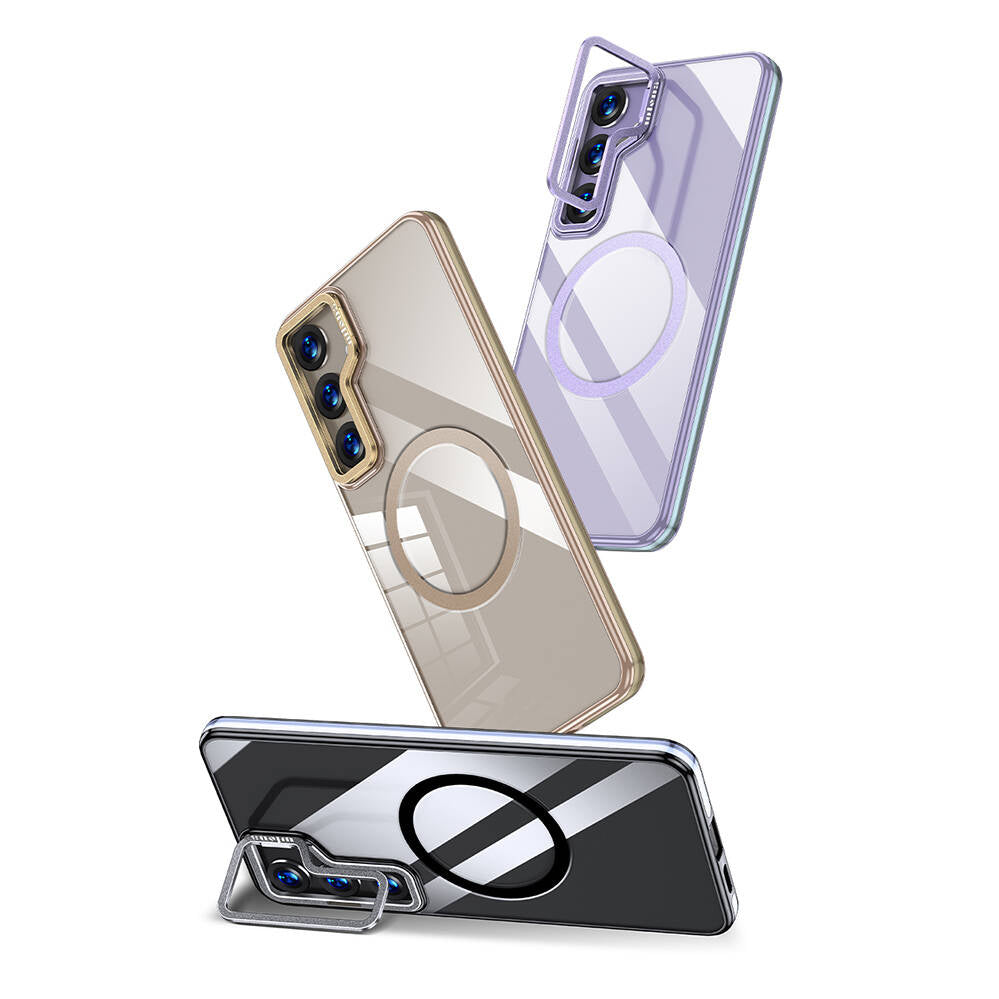 Galaxy S24 Kılıf M-safe Şarj Özellikli Wlons Standlı Efsane Kılıf