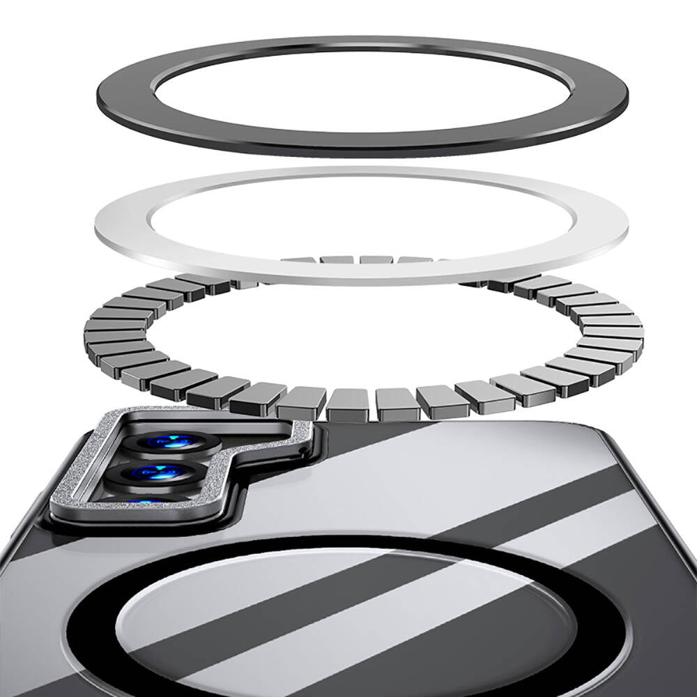 Galaxy S24 Kılıf M-safe Şarj Özellikli Wlons Standlı Efsane Kılıf