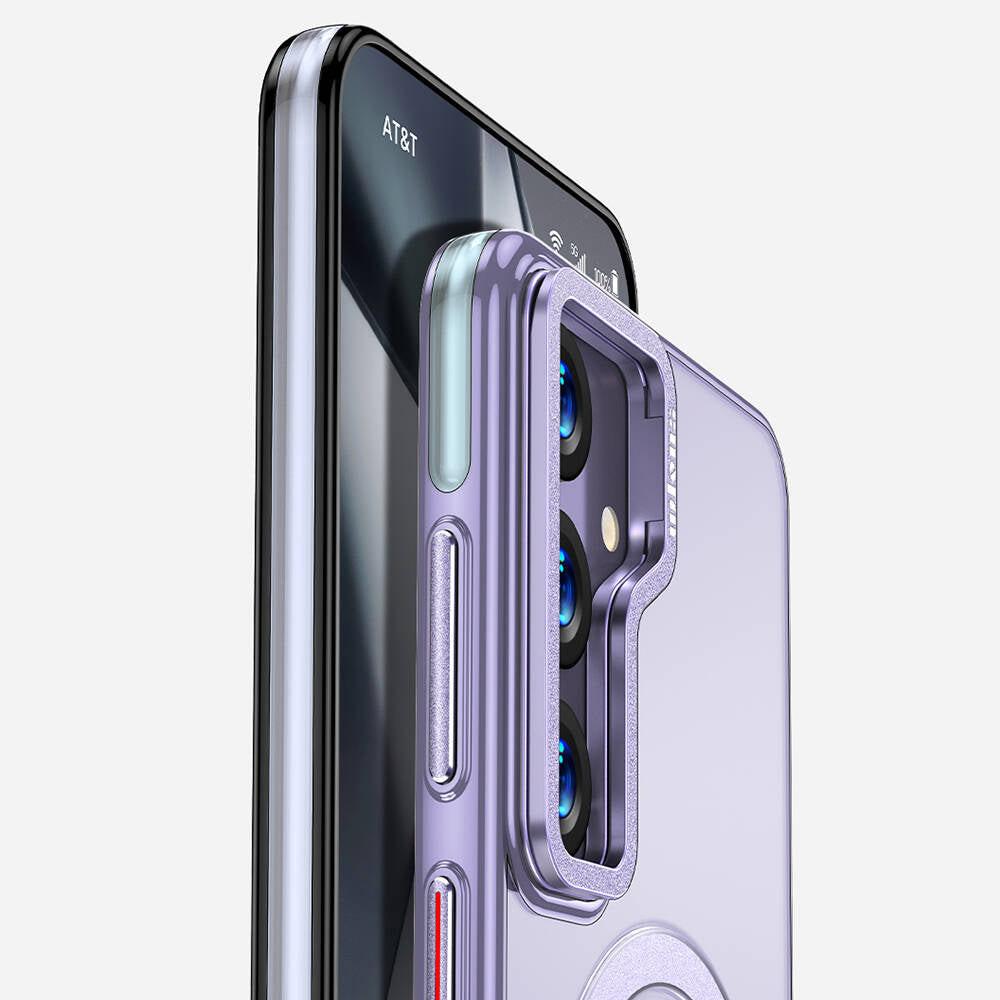 Galaxy S24 Kılıf M-safe Şarj Özellikli Wlons Standlı Efsane Kılıf