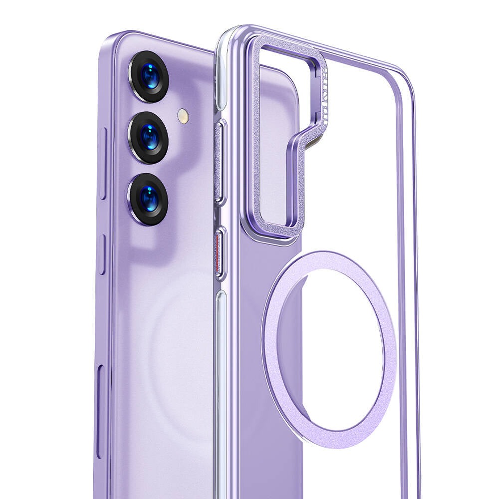 Galaxy S24 Kılıf M-safe Şarj Özellikli Wlons Standlı Efsane Kılıf