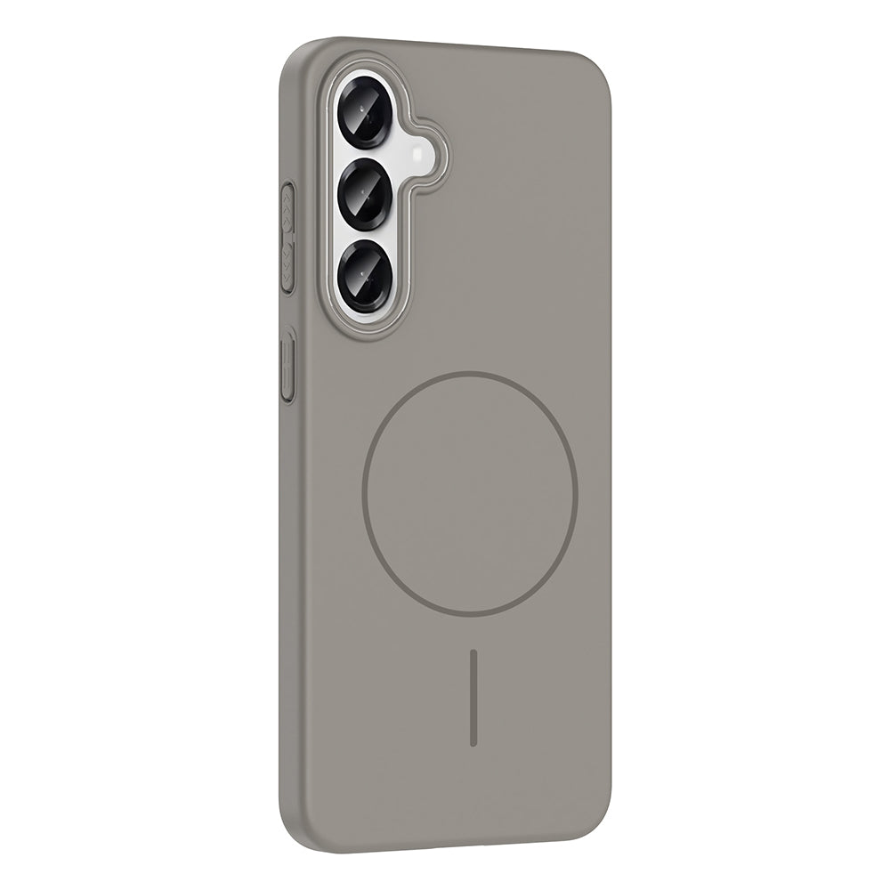 Galaxy S24 Kılıf M-safe Şarj Özellikli Zore Ruby Sert Kılıf