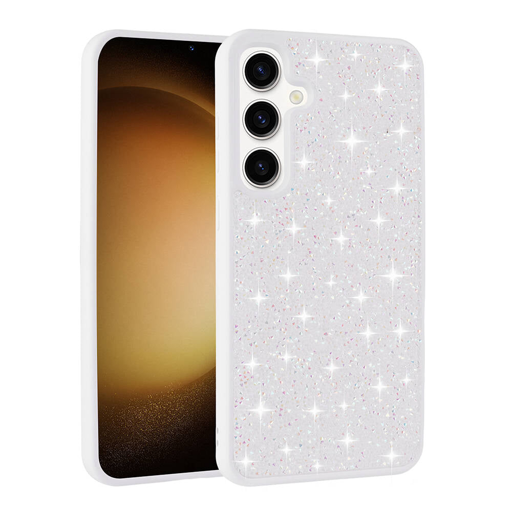 Galaxy S24 Kılıf Parlak Taşlı Tasarım Zore Pırlanta Kılıf
