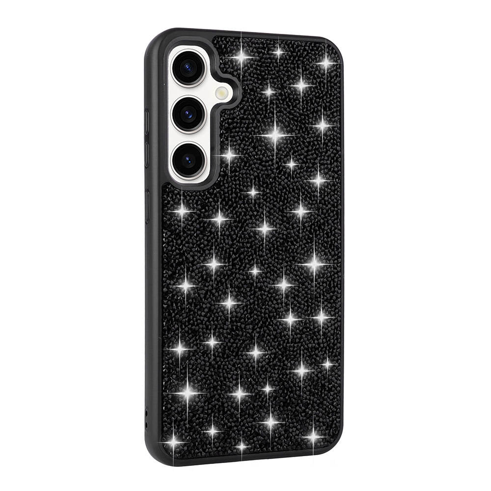 Galaxy S24 Kılıf Parlak Taşlı Tasarım Zore Pırlanta Kılıf