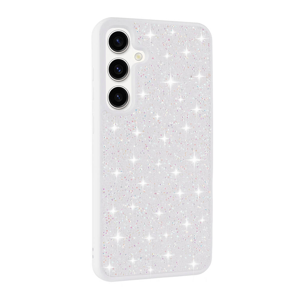 Galaxy S24 Kılıf Parlak Taşlı Tasarım Zore Pırlanta Kılıf