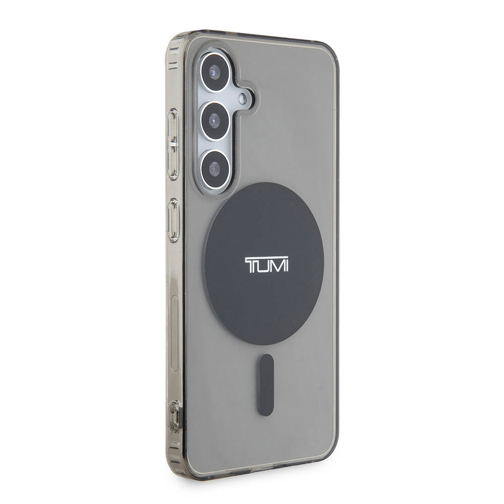 Galaxy S24 Kılıf TUMI Orijinal Lisanslı M-safe Şarj Özellikli Airbag Köşeli Transparan Plain Kılıf