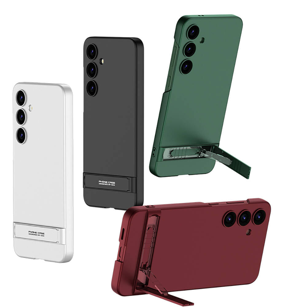 Galaxy S24 Kılıf Zore Kamera Korumalı Dikey Standlı Ays Kılıf