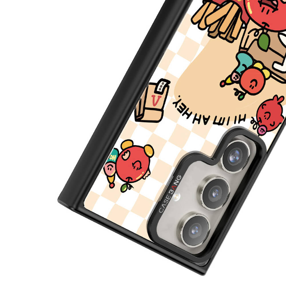 Galaxy S24 M-safe Şarj Özellikli Casebang Ahhey Serisi Arka Panel