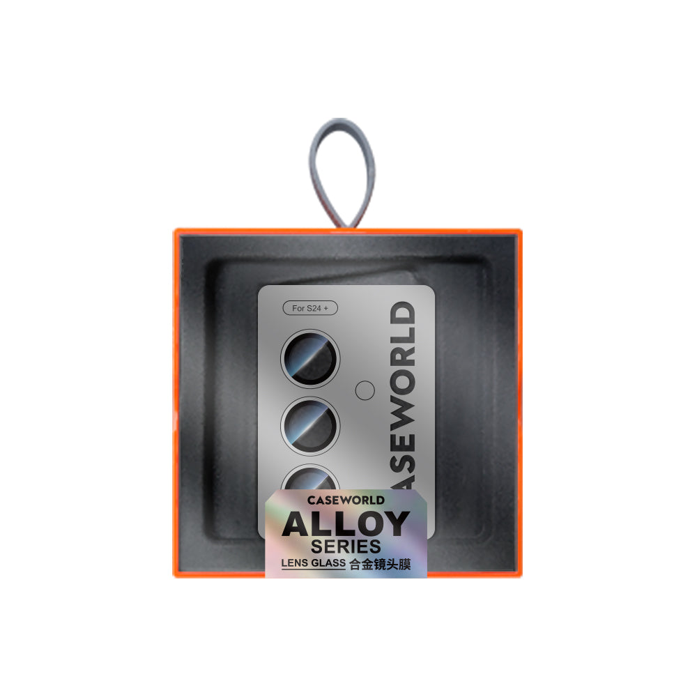 Galaxy S24 Plus CaseWorld Alloy Serisi Oleofobik Anti Reflective Kamera Lens Koruyucu