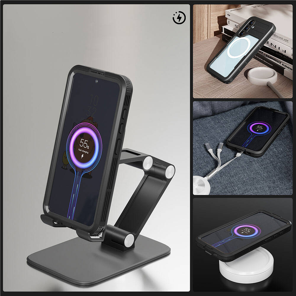 Galaxy S24 Plus M-safe Şarj Özellikli 1-1 Su Geçirmez Kılıf