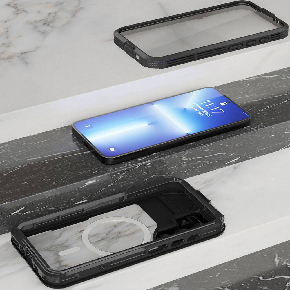 Galaxy S24 Plus M-safe Şarj Özellikli 1-1 Su Geçirmez Kılıf