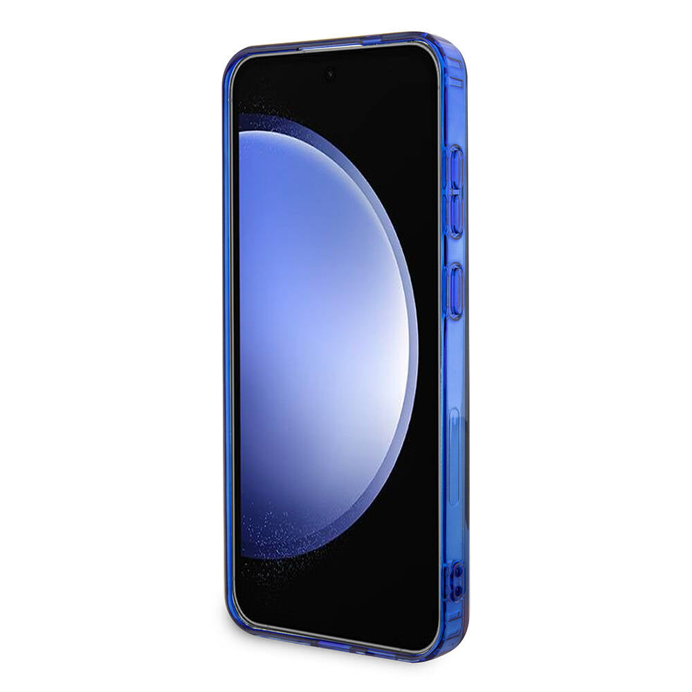 Galaxy S24 Plus Kılıf BMW Orijinal Lisanslı M Logolu Üç Renk Çizgili Motorsport Circle Kılıf