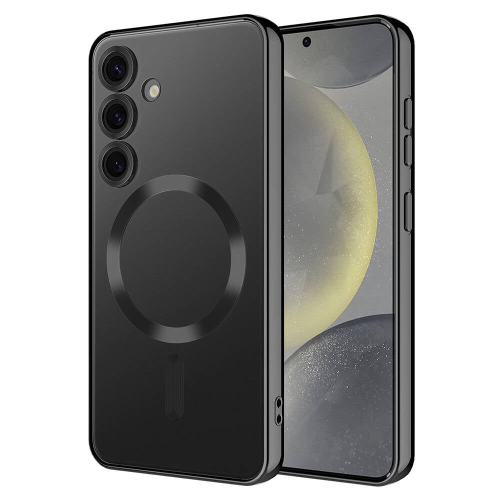 Galaxy S24 Plus Kılıf Kamera Korumalı M-safe Wireless Şarj Özellikli Zore Demre Kılıf