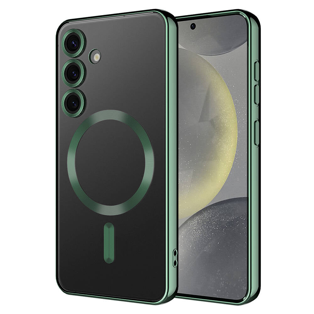 Galaxy S24 Plus Kılıf Kamera Korumalı M-safe Wireless Şarj Özellikli Zore Demre Kılıf