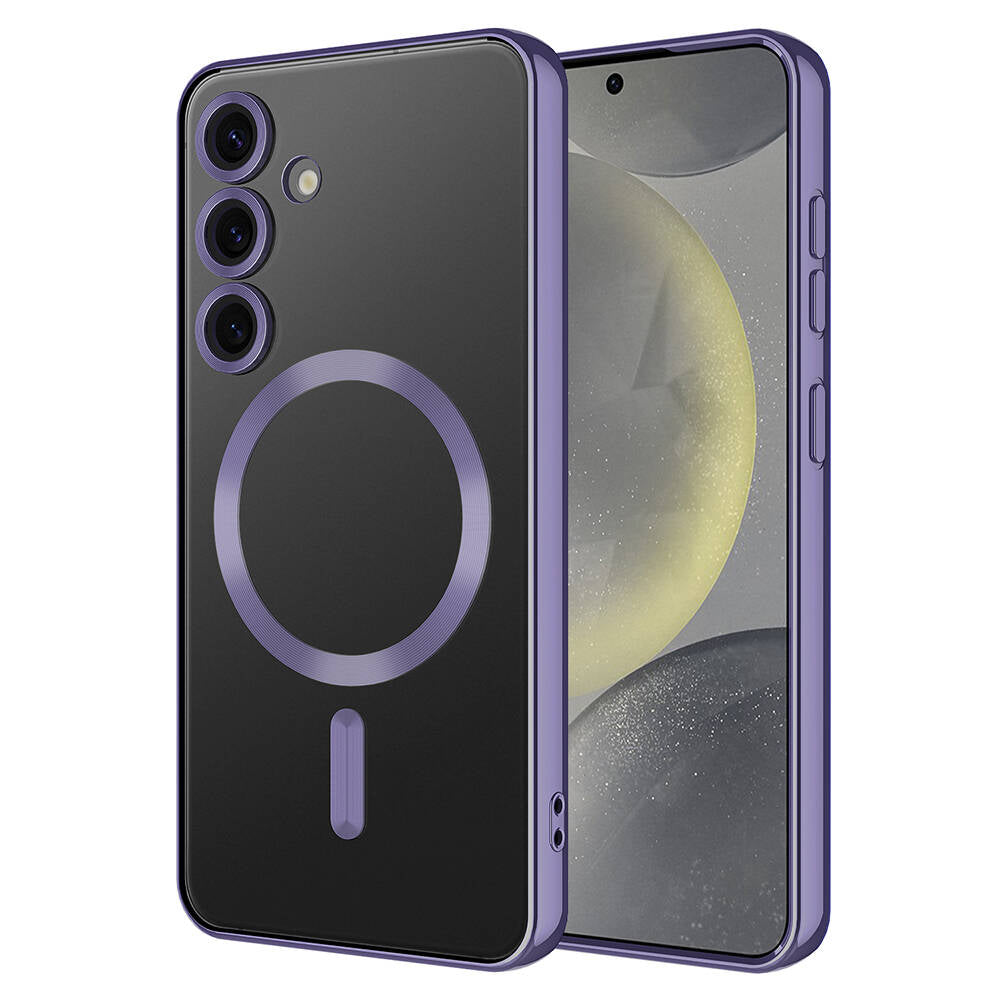 Galaxy S24 Plus Kılıf Kamera Korumalı M-safe Wireless Şarj Özellikli Zore Demre Kılıf