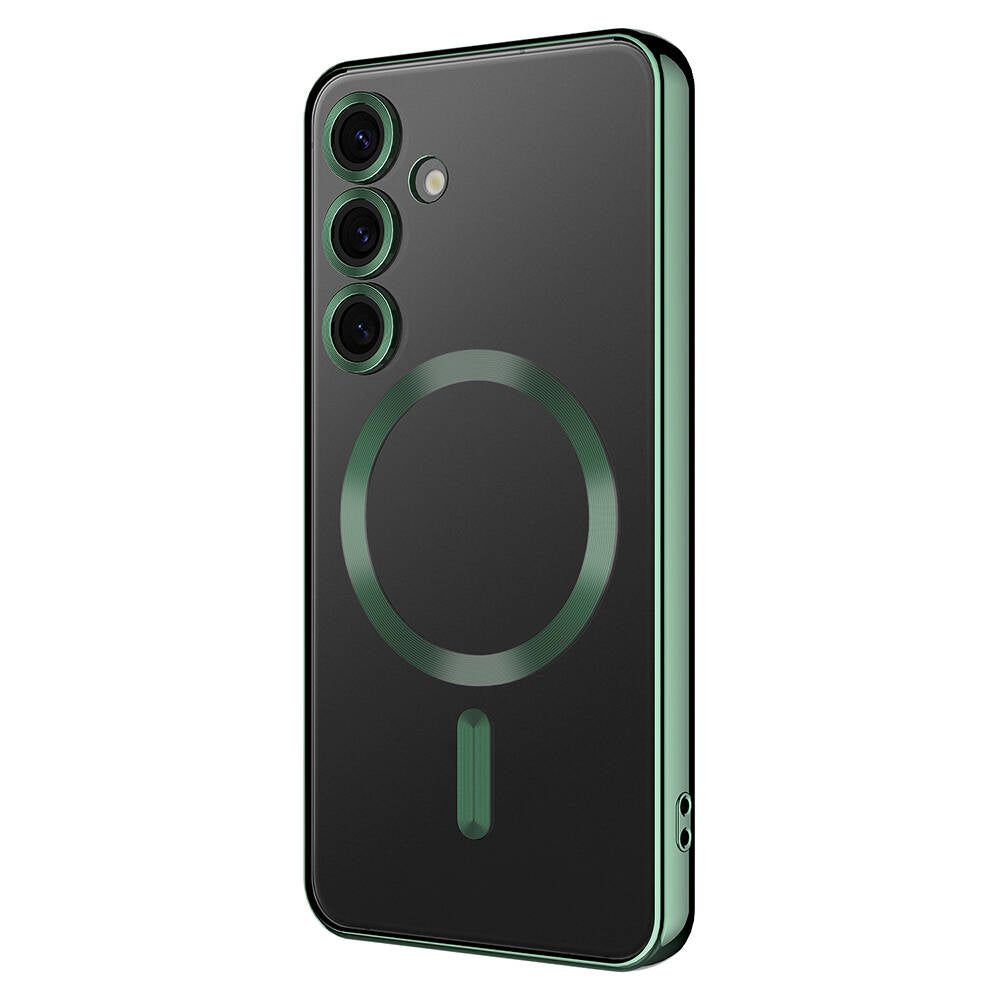 Galaxy S24 Plus Kılıf Kamera Korumalı M-safe Wireless Şarj Özellikli Zore Demre Kılıf