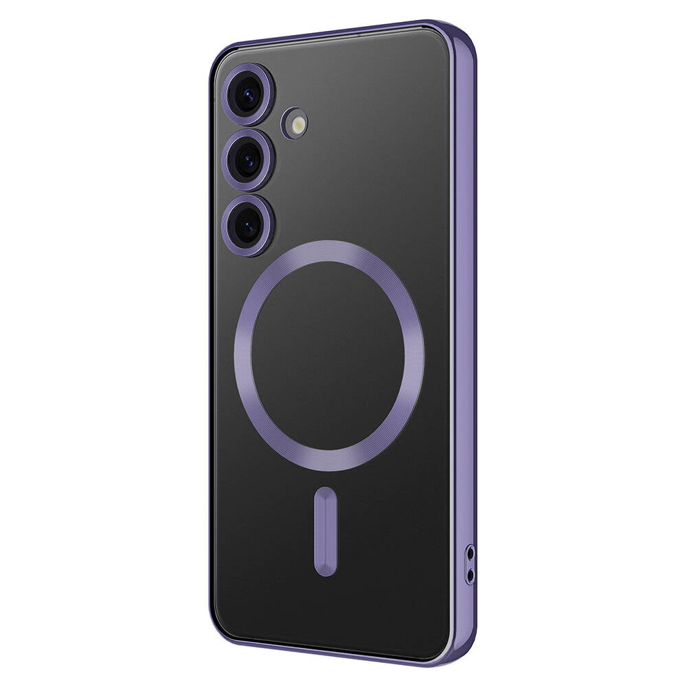 Galaxy S24 Plus Kılıf Kamera Korumalı M-safe Wireless Şarj Özellikli Zore Demre Kılıf