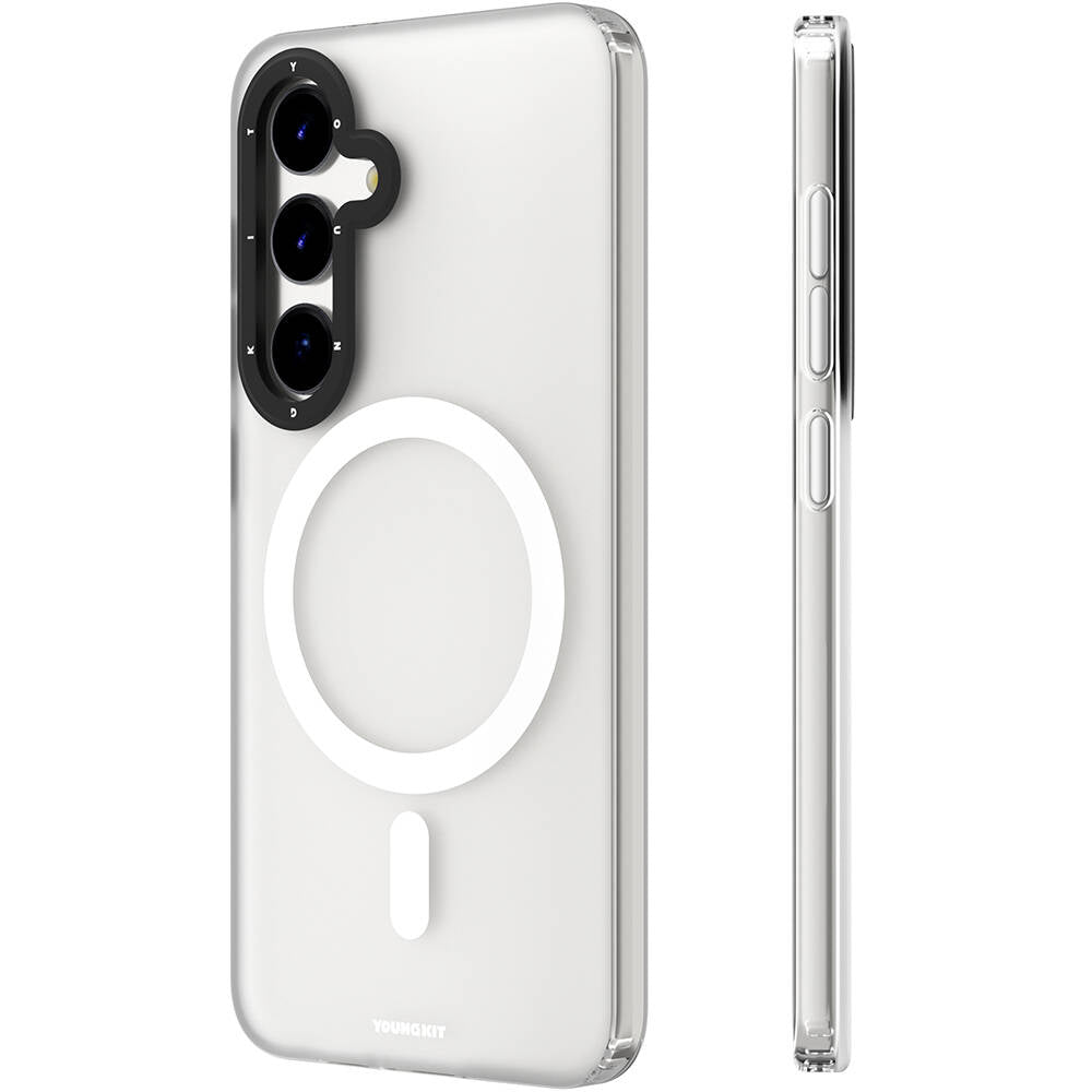 Galaxy S24 Plus Kılıf M-safe Şarj Özellikli Youngkit Hidden Sand Serisi Kılıf