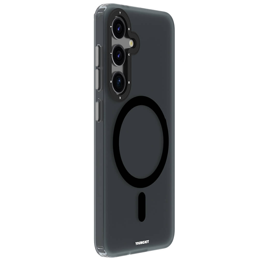 Galaxy S24 Plus Kılıf M-safe Şarj Özellikli Youngkit Hidden Sand Serisi Kılıf