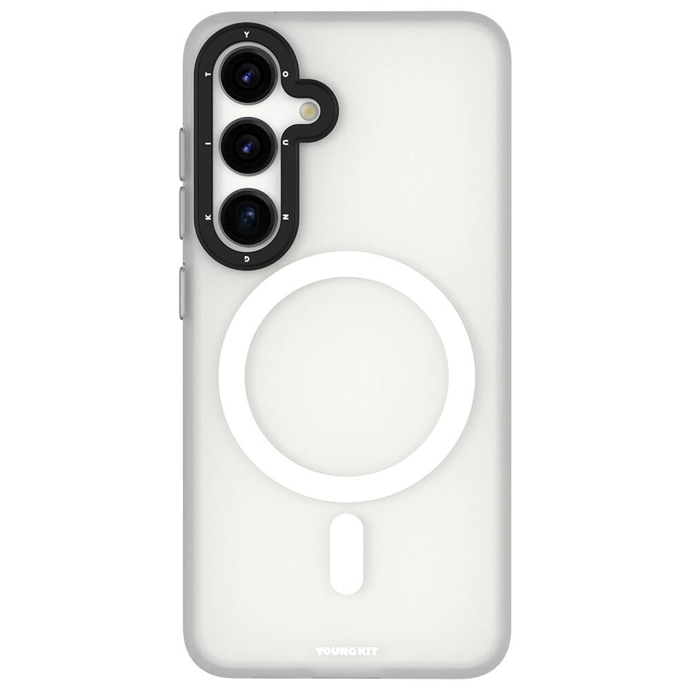 Galaxy S24 Plus Kılıf M-safe Şarj Özellikli Youngkit Hidden Sand Serisi Kılıf