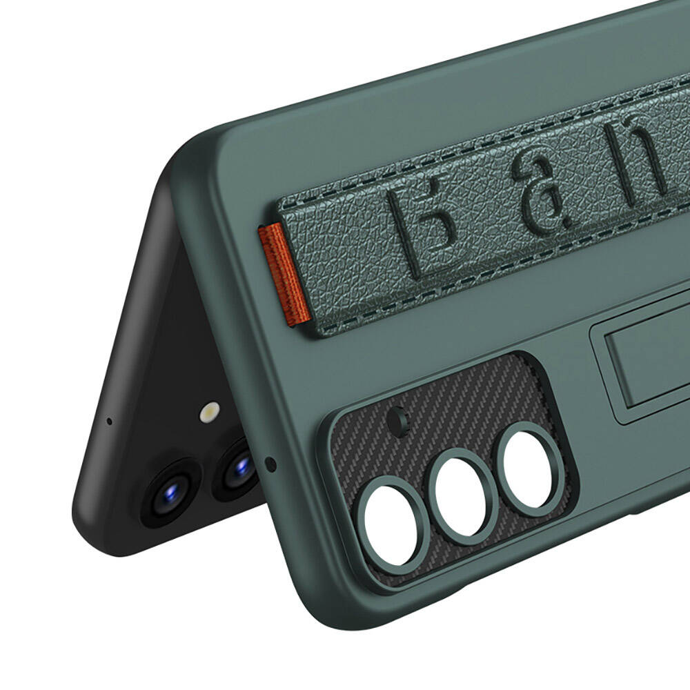 Galaxy S24 Plus Kılıf Standlı El Tutacaklı Zore Band Kılıf