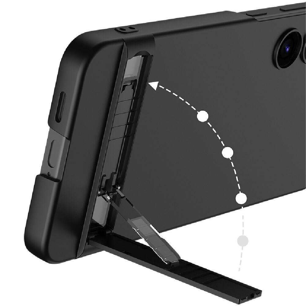 Galaxy S24 Plus Kılıf Zore Kamera Korumalı Dikey Standlı Ays Kılıf