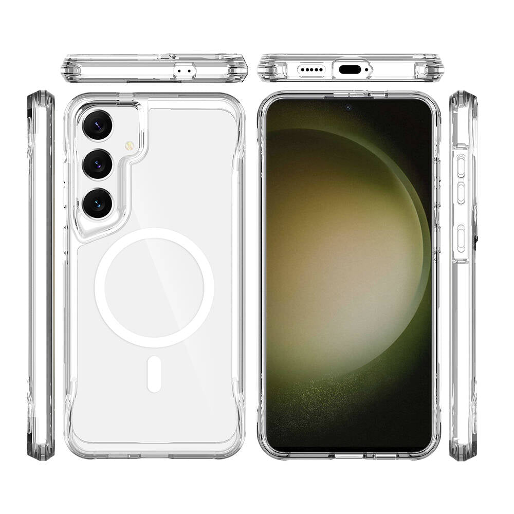 Galaxy S24 Plus Kılıf Zore M-safe Şarj Özellikli T-Max M-safe Kılıf