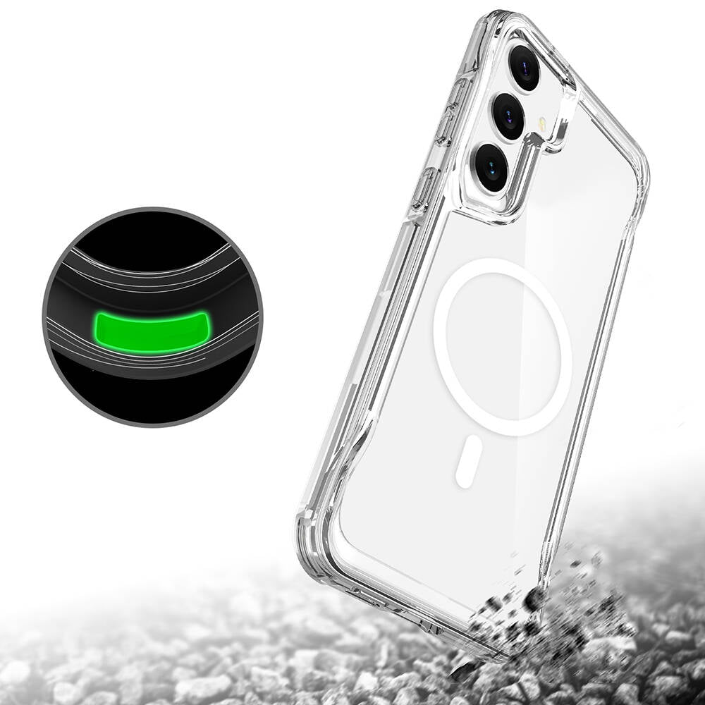 Galaxy S24 Plus Kılıf Zore M-safe Şarj Özellikli T-Max M-safe Kılıf