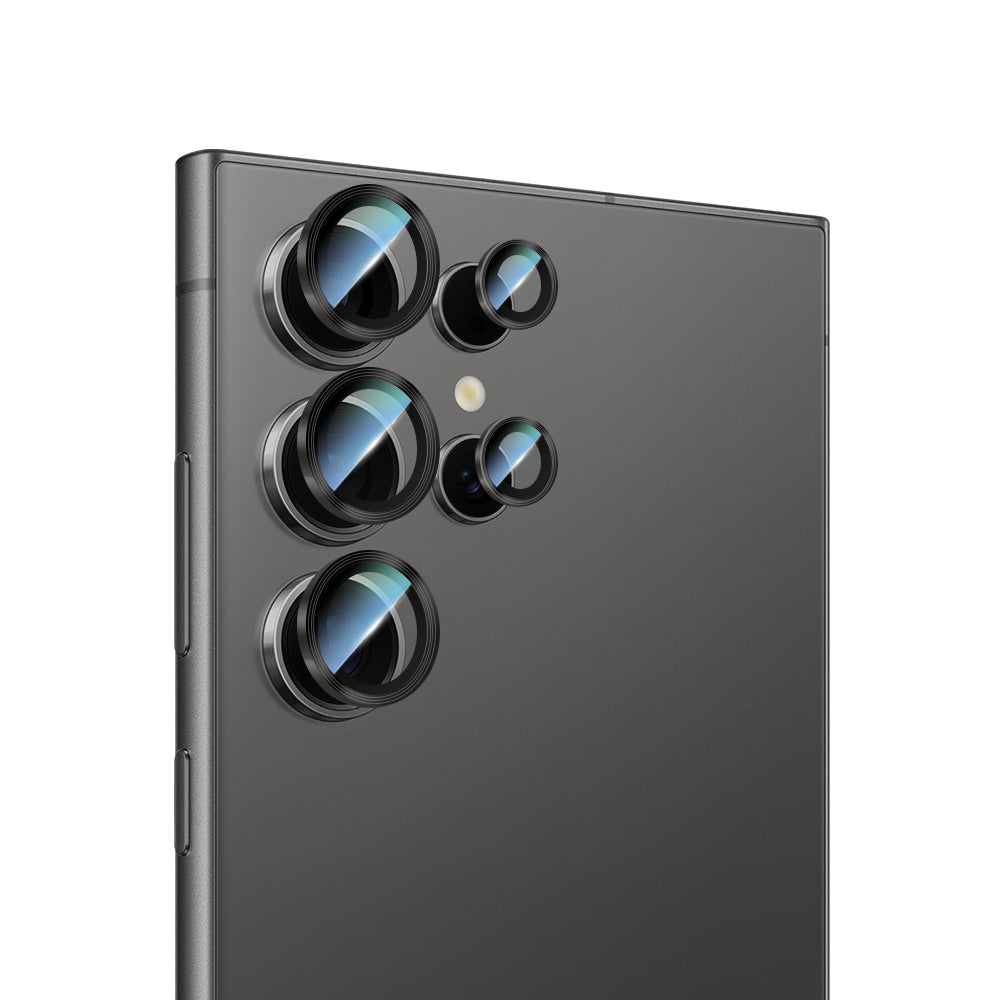Galaxy S24 Ultra CaseWorld Alloy Serisi Oleofobik Anti Reflective Kamera Lens Koruyucu