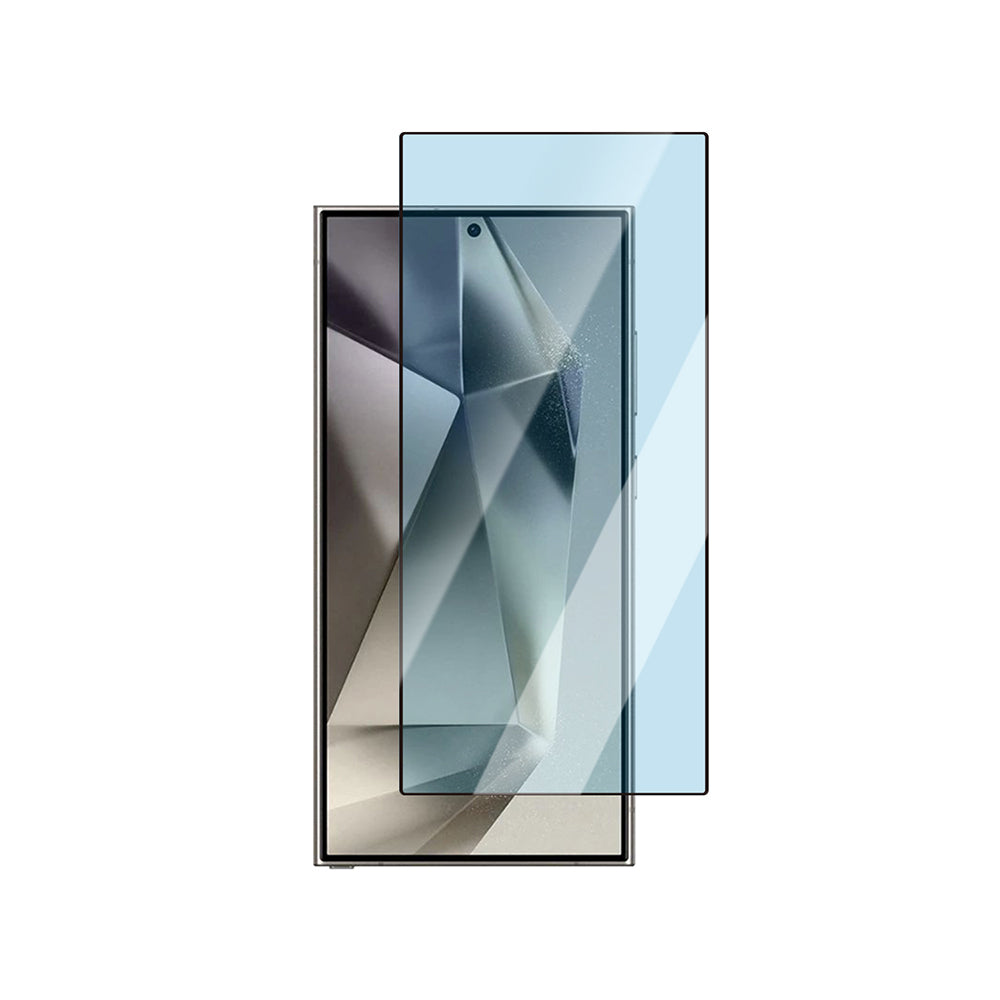 Galaxy S24 Ultra CaseWorld Applicator Serisi 2.5D Eyesafe Mavi Işık Teknolojili 0.25mm Temperli Cam Ekran Koruyucu+ Uygulama Aparatı