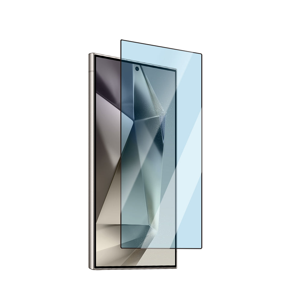 Galaxy S24 Ultra CaseWorld Applicator Serisi 2.5D Eyesafe Mavi Işık Teknolojili 0.25mm Temperli Cam Ekran Koruyucu+ Uygulama Aparatı