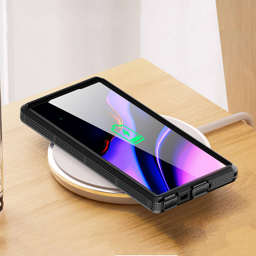 Galaxy S24 Ultra Kılıf M-safe Şarj Özellikli 1-1 Su Geçirmez Kılıf