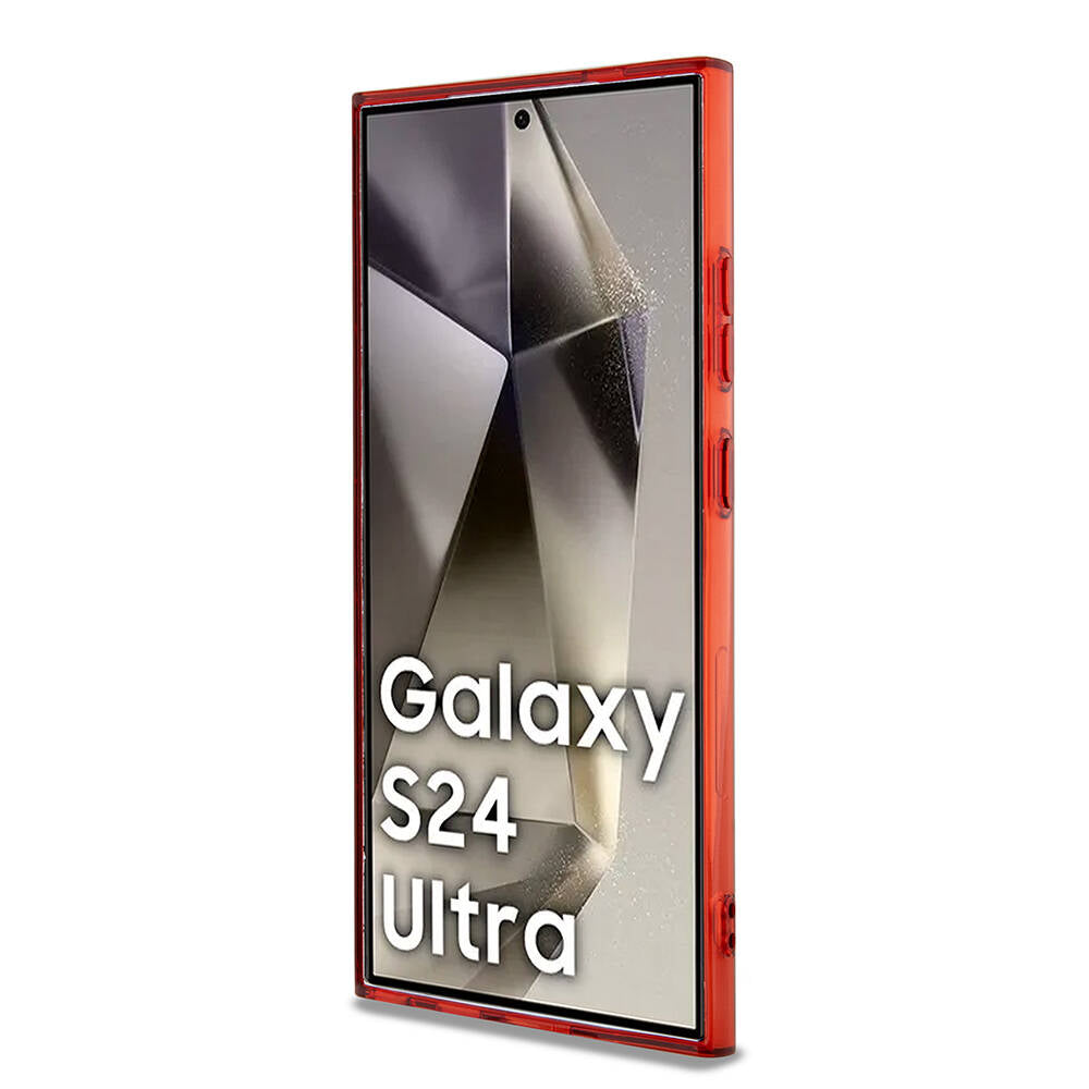 Galaxy S24 Ultra Kılıf AMG Orijinal Lisanslı Çift Katmanlı Dörtgen Desenli Kılıf