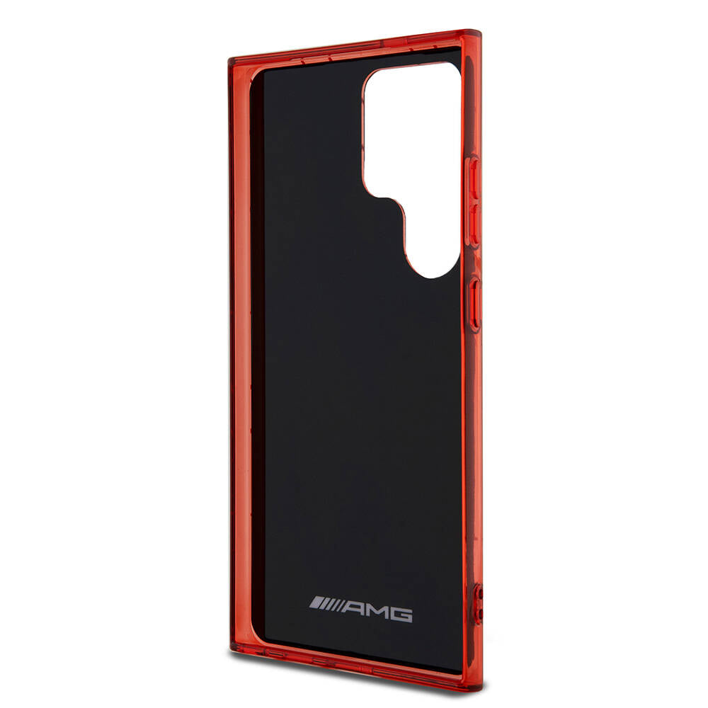 Galaxy S24 Ultra Kılıf AMG Orijinal Lisanslı Çift Katmanlı Dörtgen Desenli Kılıf