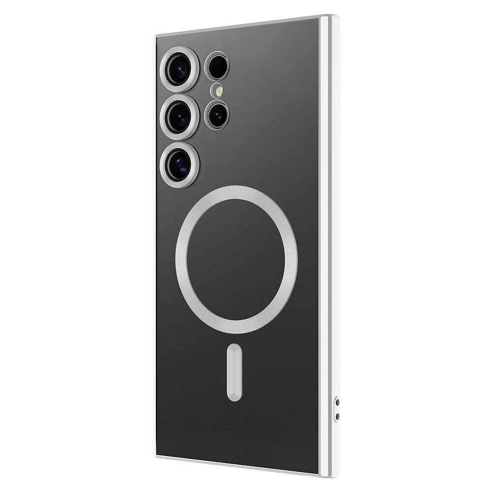 Galaxy S24 Ultra Kılıf Kamera Korumalı M-safe Wireless Şarj Özellikli Zore Demre Kılıf