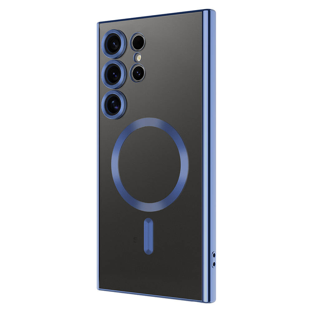 Galaxy S24 Ultra Kılıf Kamera Korumalı M-safe Wireless Şarj Özellikli Zore Demre Kılıf