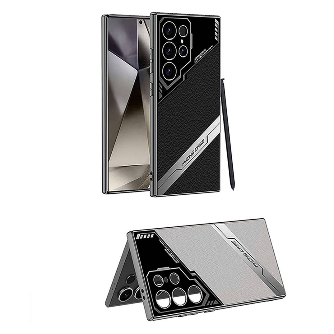 Galaxy S24 Ultra Kılıf Kamera Korumalı Suni Deri Tasarım Zore Yeni Seri Procase Kılıf