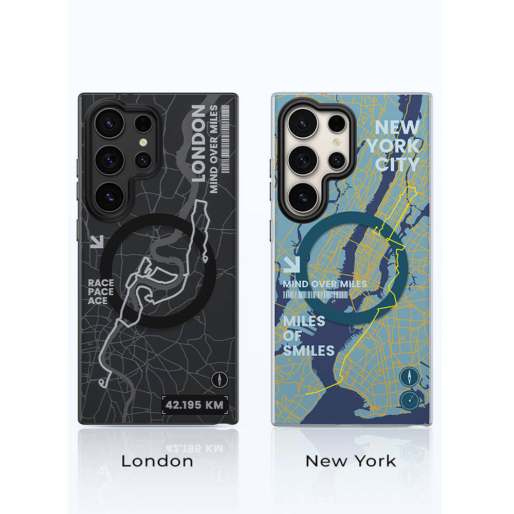 Galaxy S24 Ultra Kılıf M-safe Şarj Özellikli Benks City Serisi Kılıf